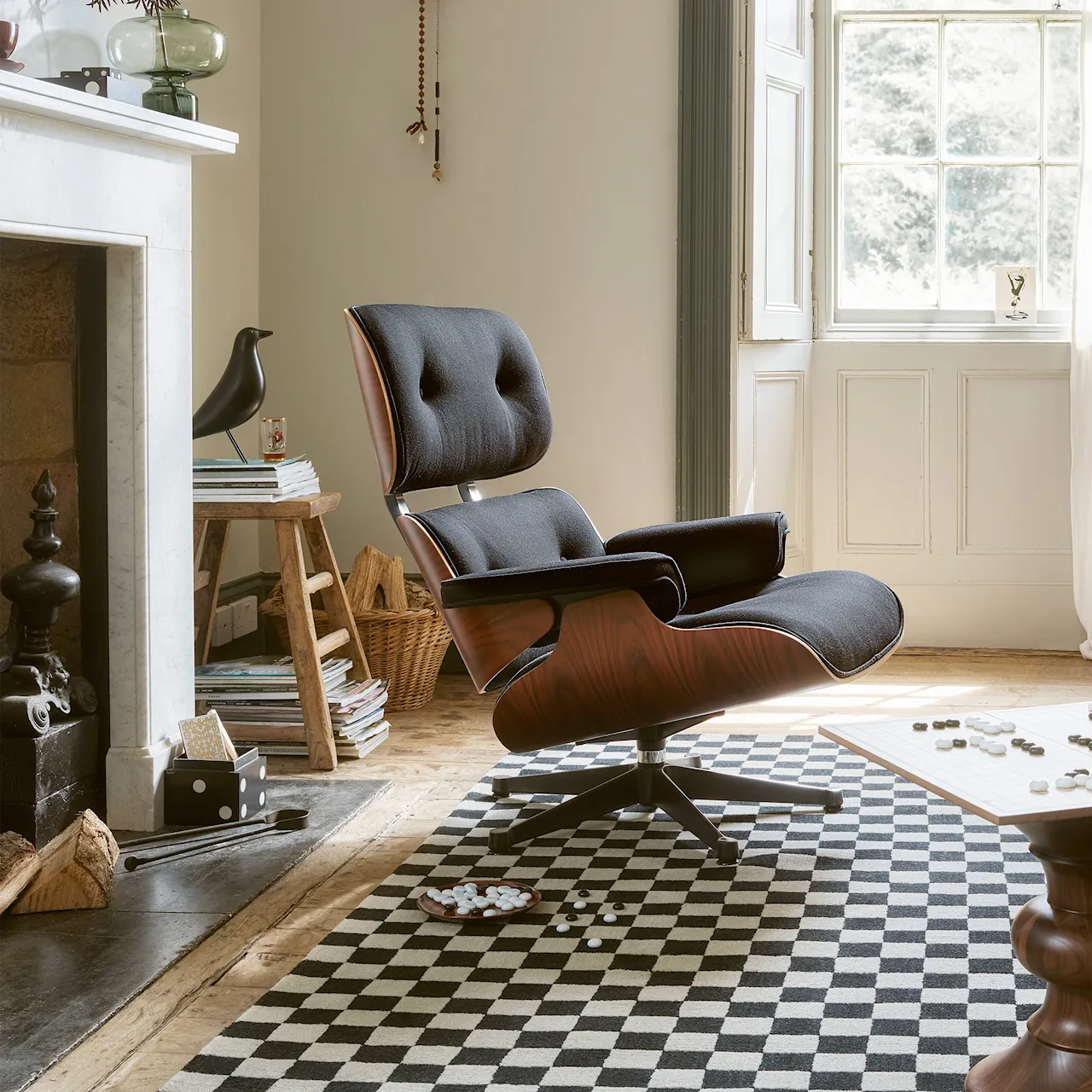 Eames House Bird prydnadsföremål Black