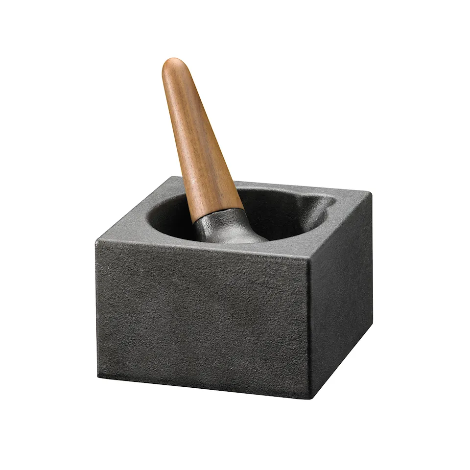 Mortel & stöt handtag valnöt