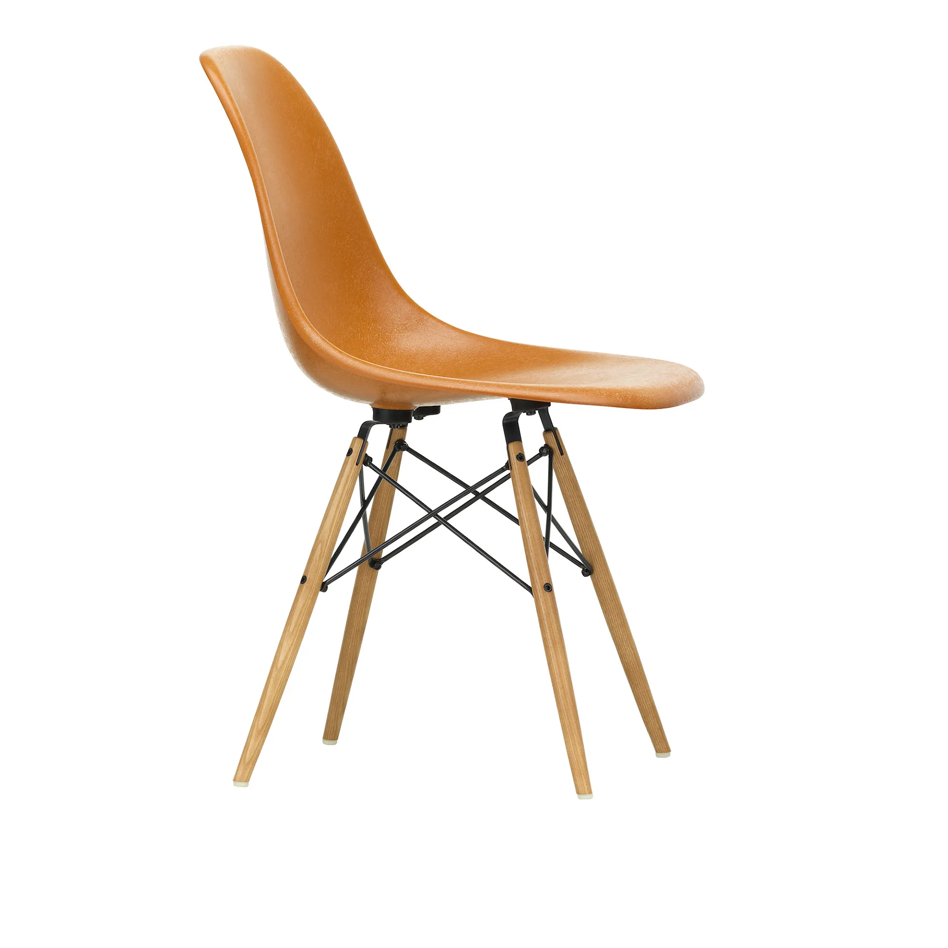 Eames Fiberglass Chair DSW stol Ash Honey Tone - Vitra - Charles & Ray Eames - NO GA