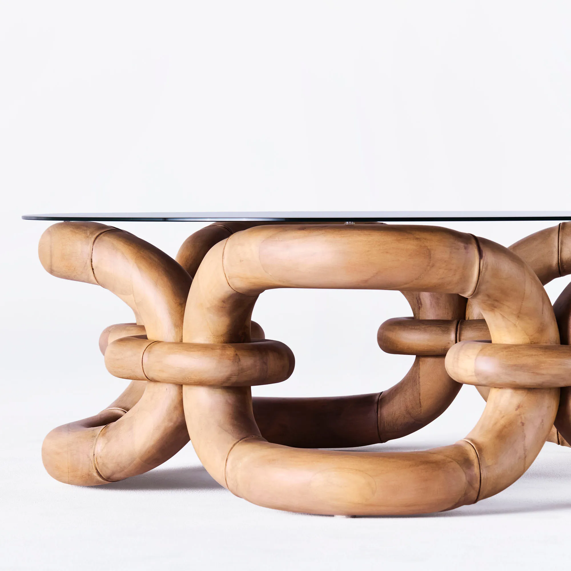 Bamboo Bracelet Sofa Table - 4