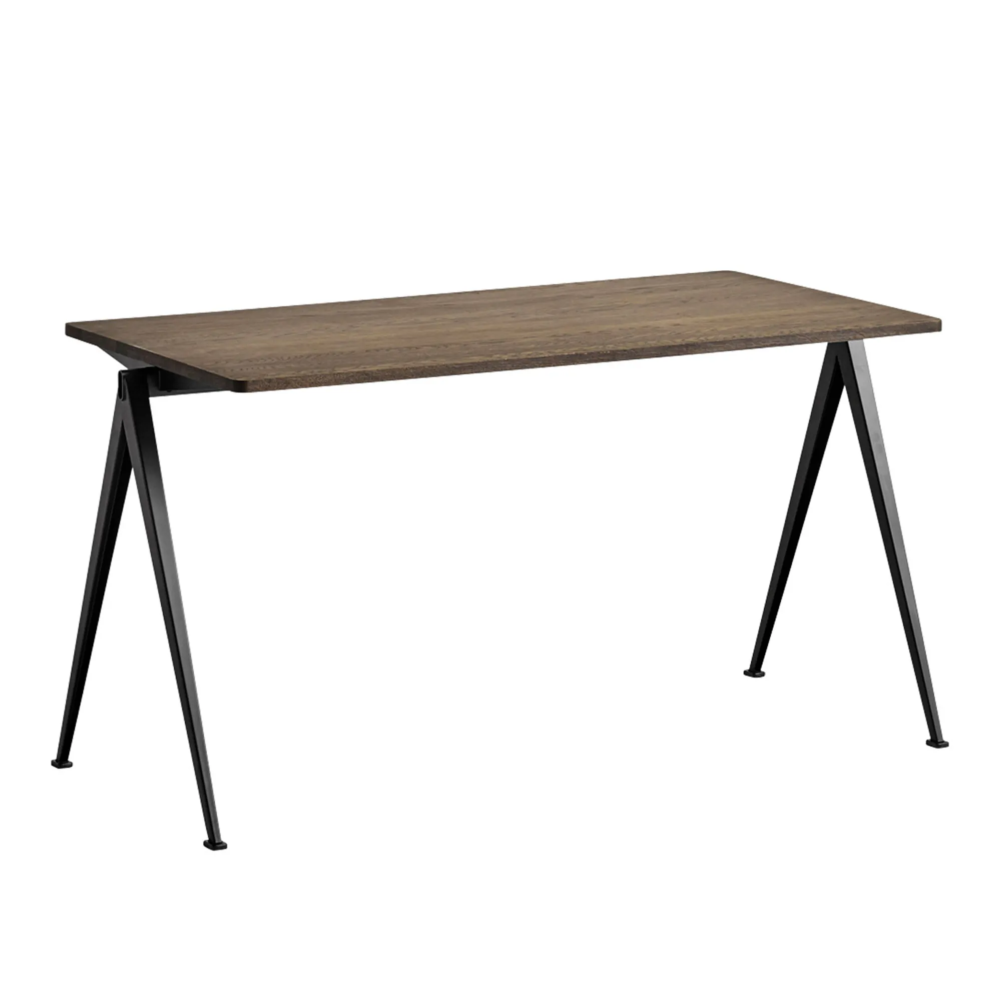 Pyramid 01 table 65x140 cm black powder coated steel - 1