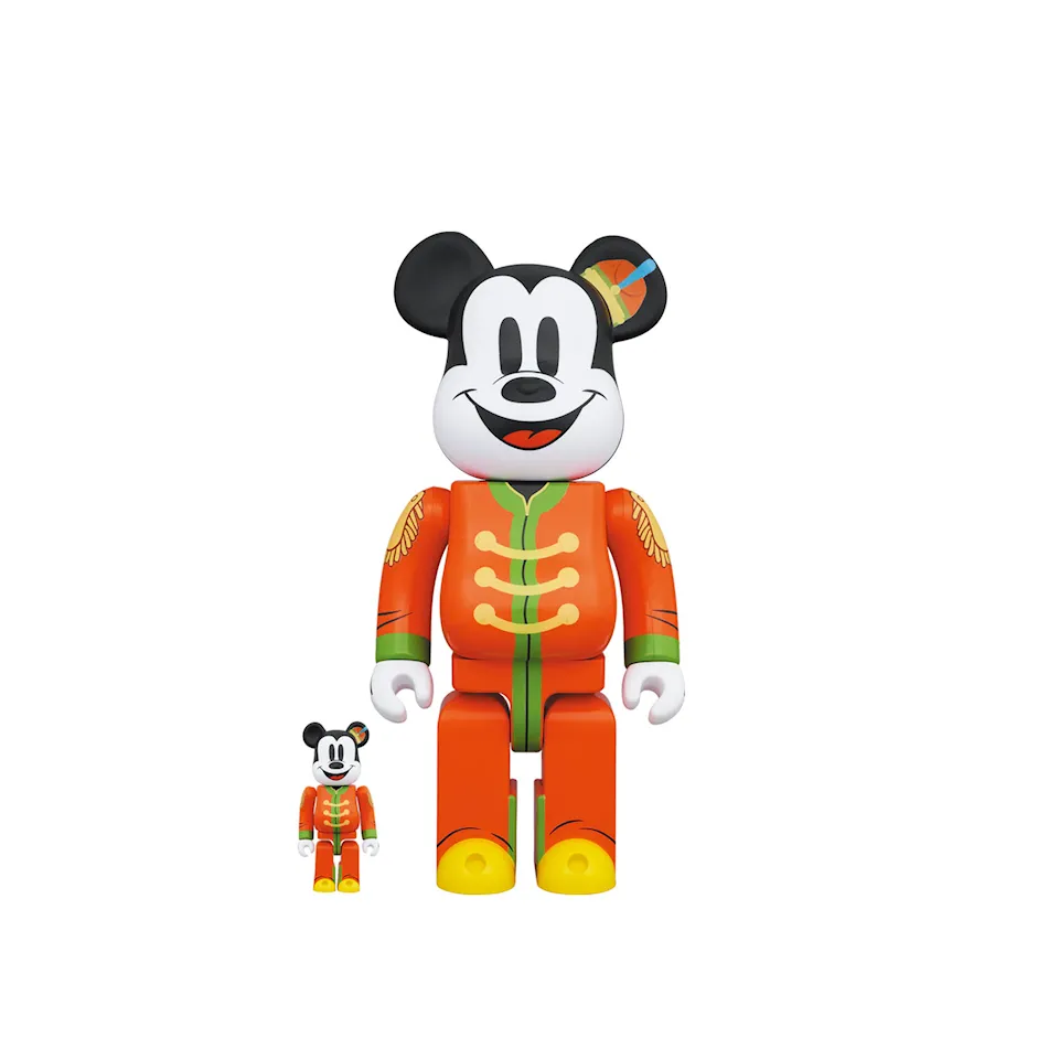 BE@RBRICK Mickey Mouse The Band Concert 100% & 400%