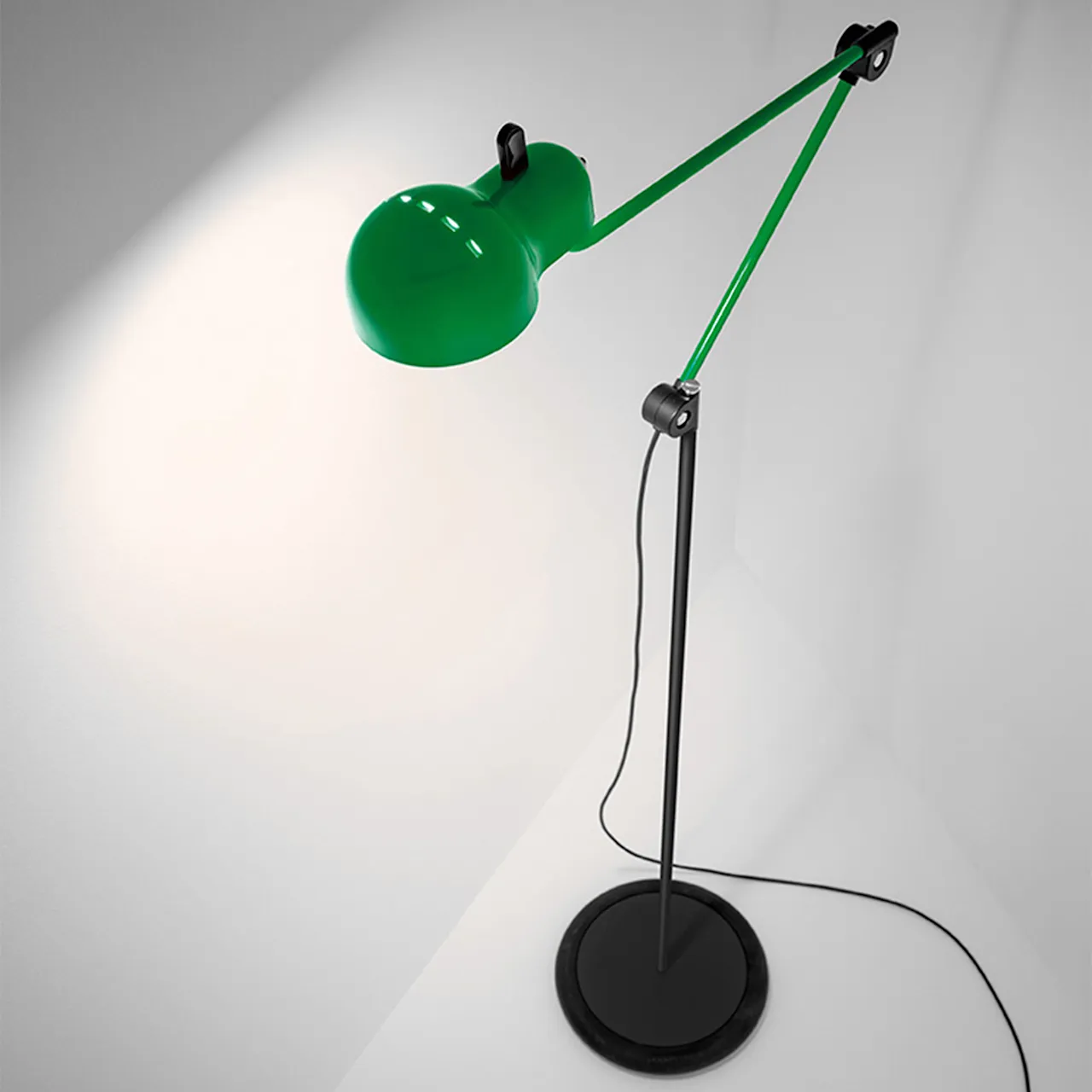 Topo Floor Lamp, Green/Black