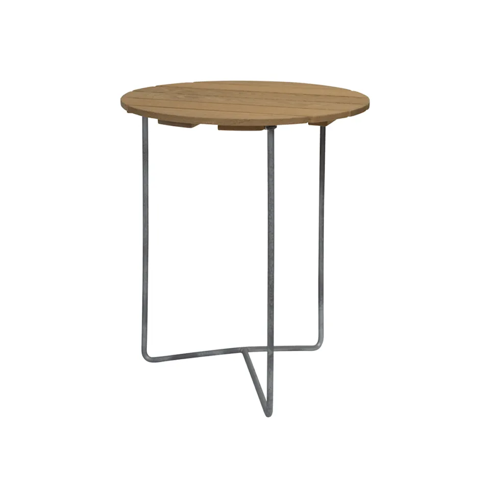 Table 6B Ø 60 cm Oljad Ek Varmförzinkat Stativ