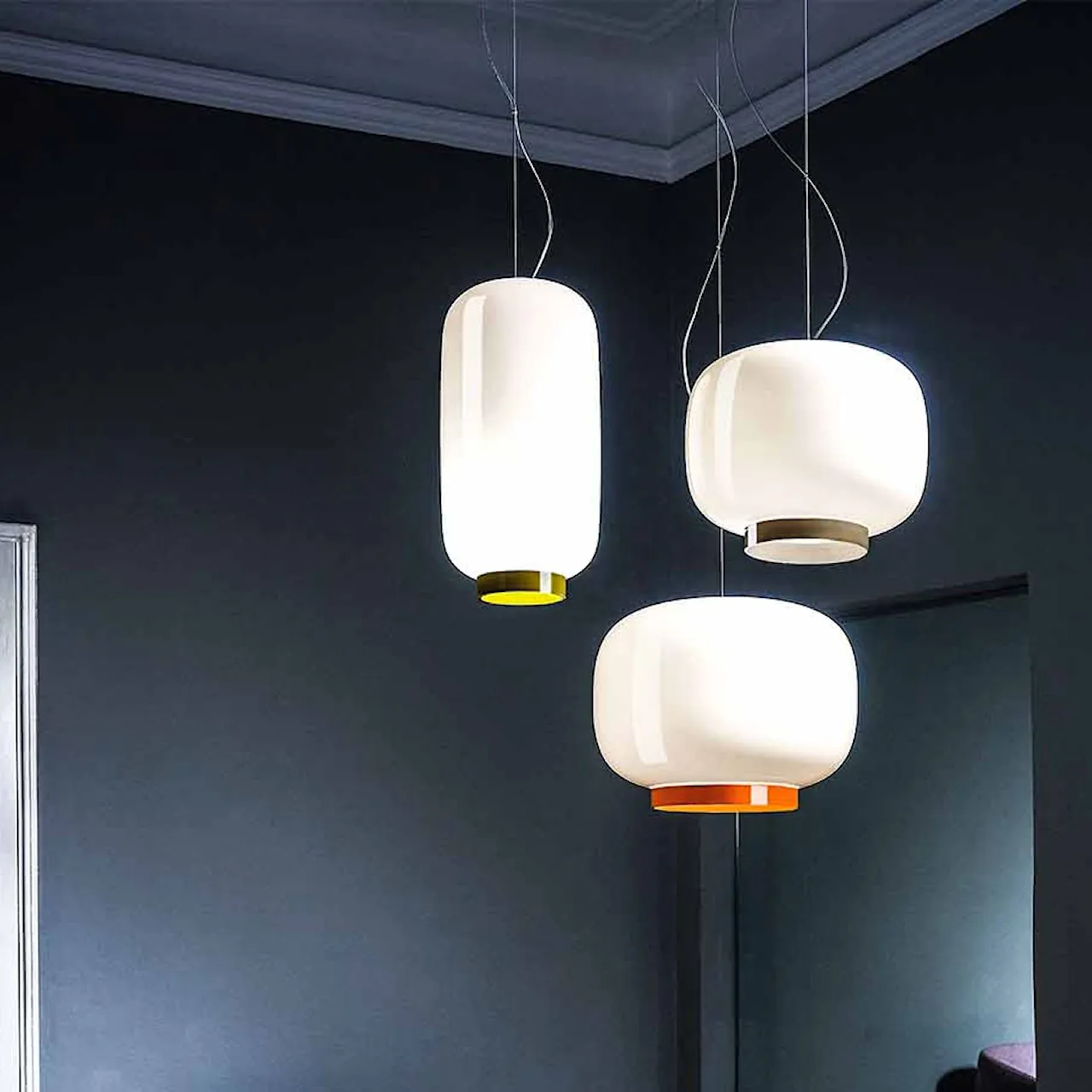 Chouchin 1 Reverse pendellampa orange
