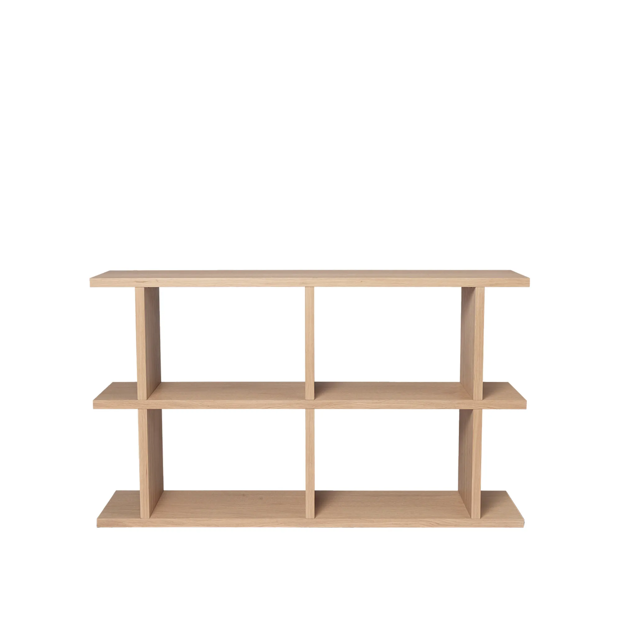 Kona bokhylla 2 x 2 hyllplan