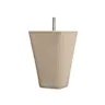 Konisk Läder Oatmeal 12 cm