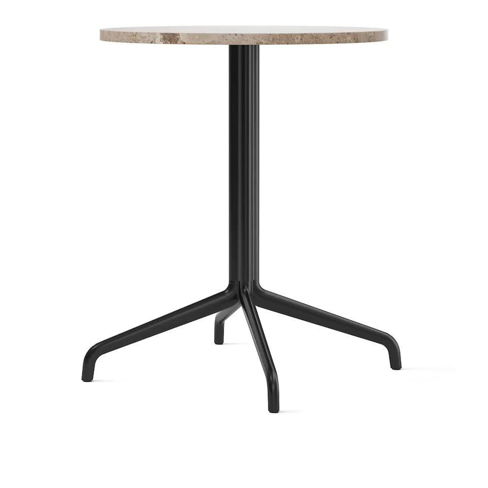 Harbour Column Dining Table 4-star - Black/Sand - Ø60 cm