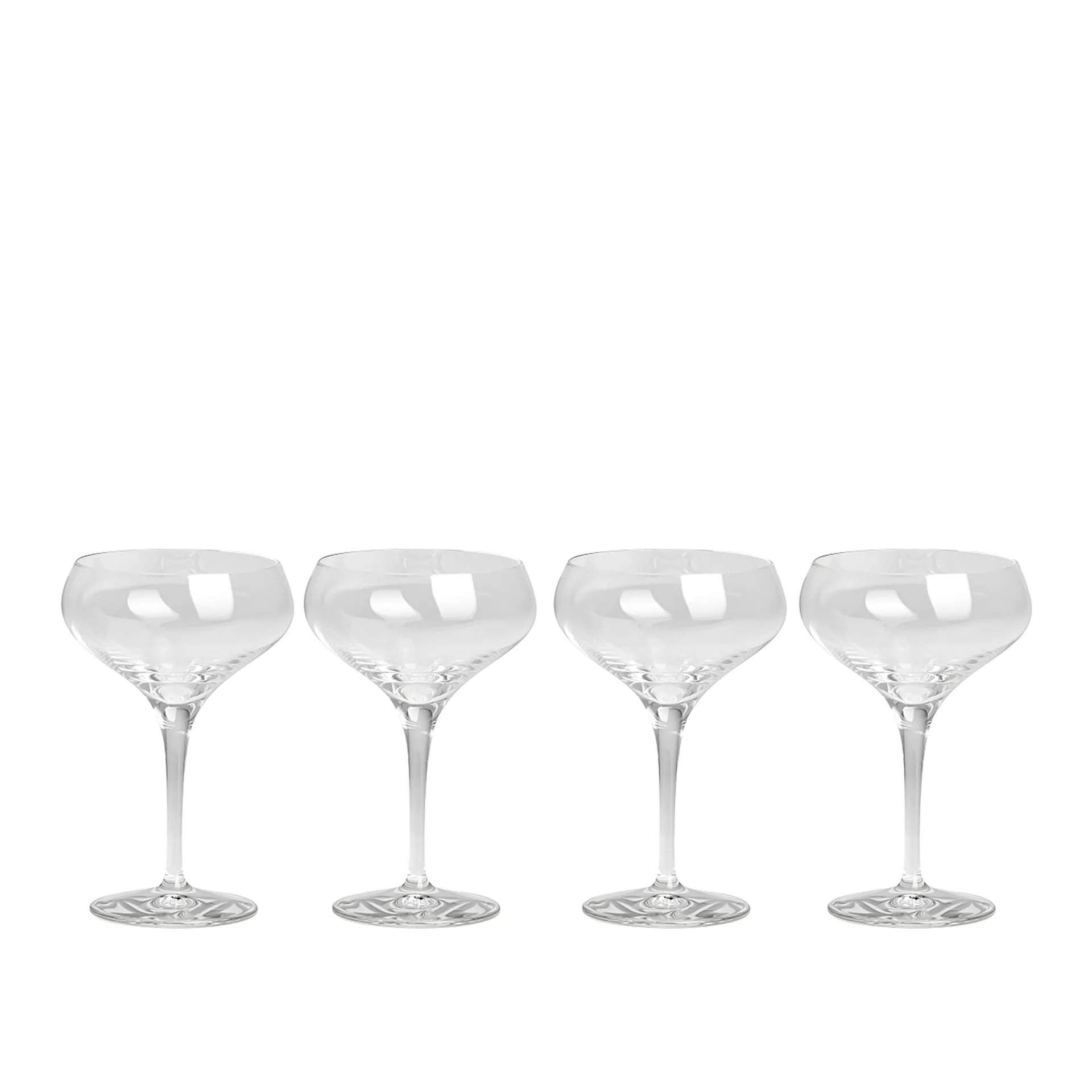 More Coupe 21 cl Set Of 4 - Orrefors - NO GA