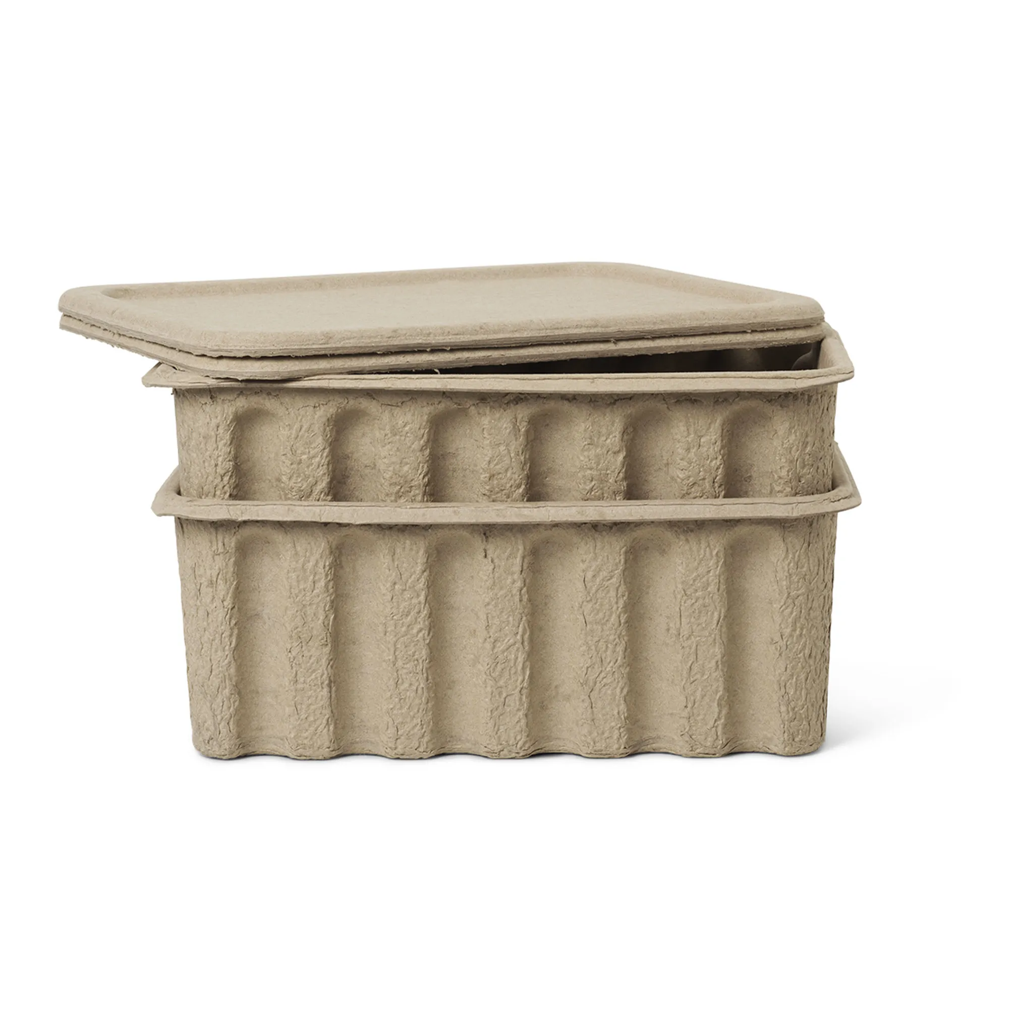 Paper Pulp Box förvaringslådor 2-pack