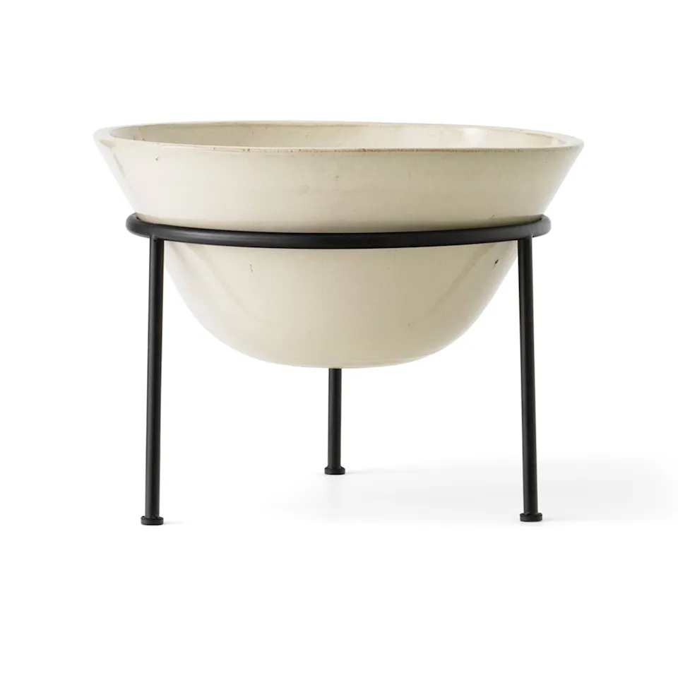 Daiza blomkruka H35 cm Ø48 cm Ivory