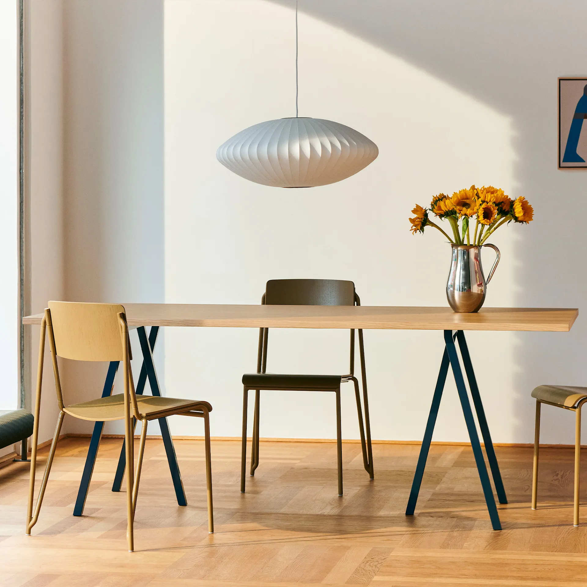 Loop Stand bord med förstärkningsskiva 160 cm - HAY - NO GA