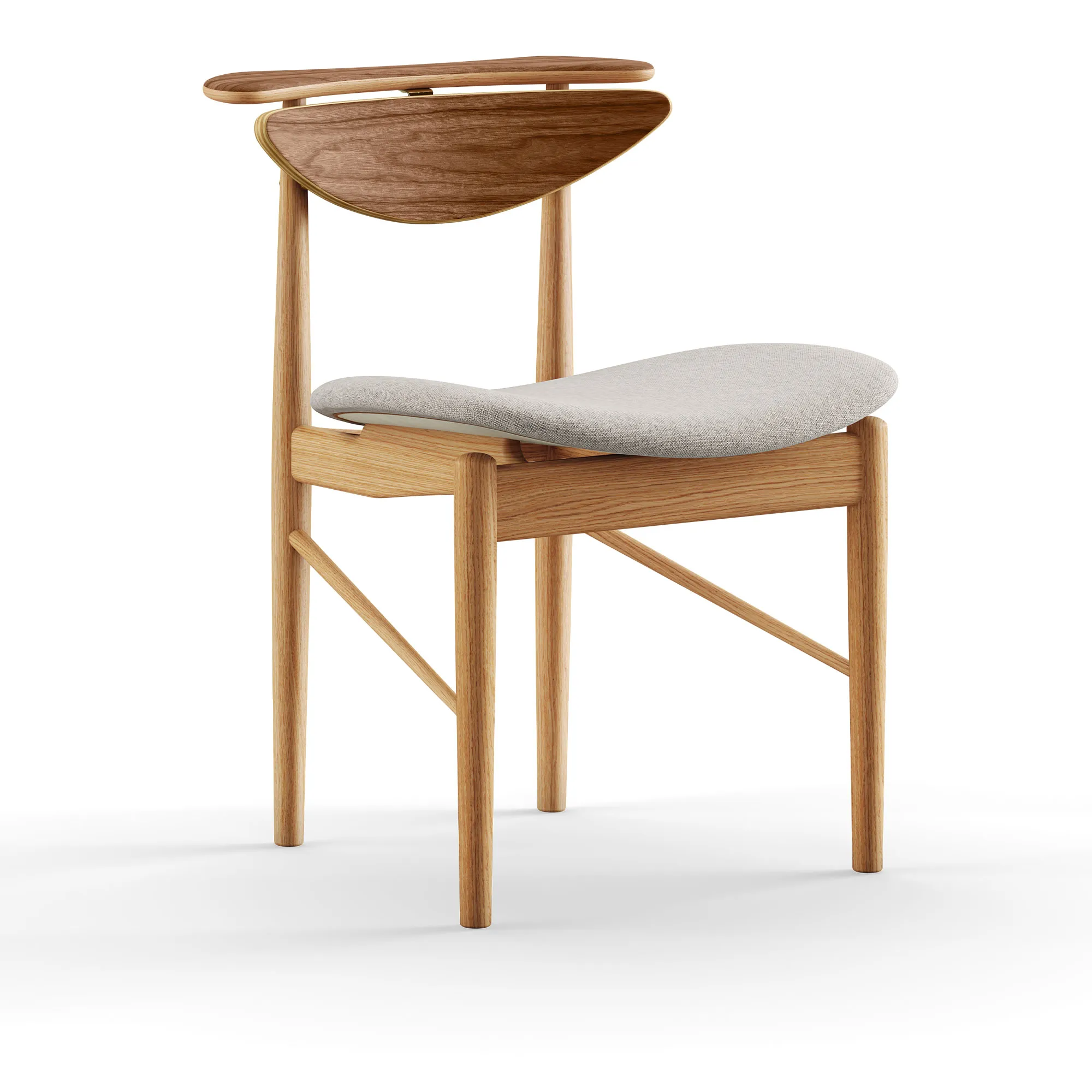 Reading stol Oak/Walnut - 1