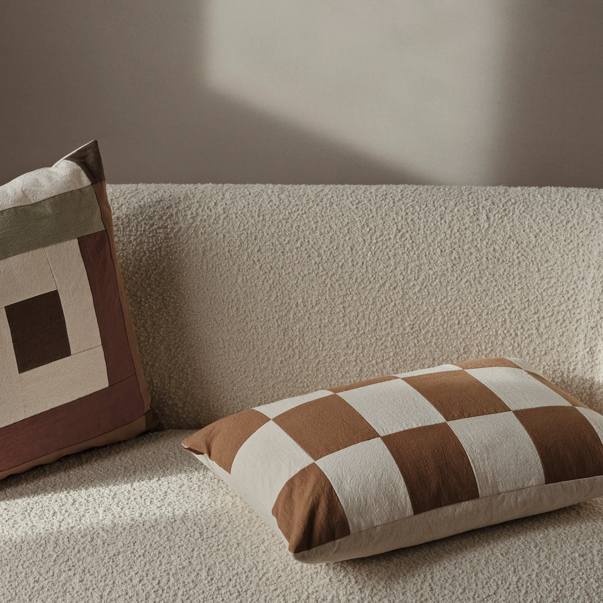 Fold Patchwork prydnadskudde