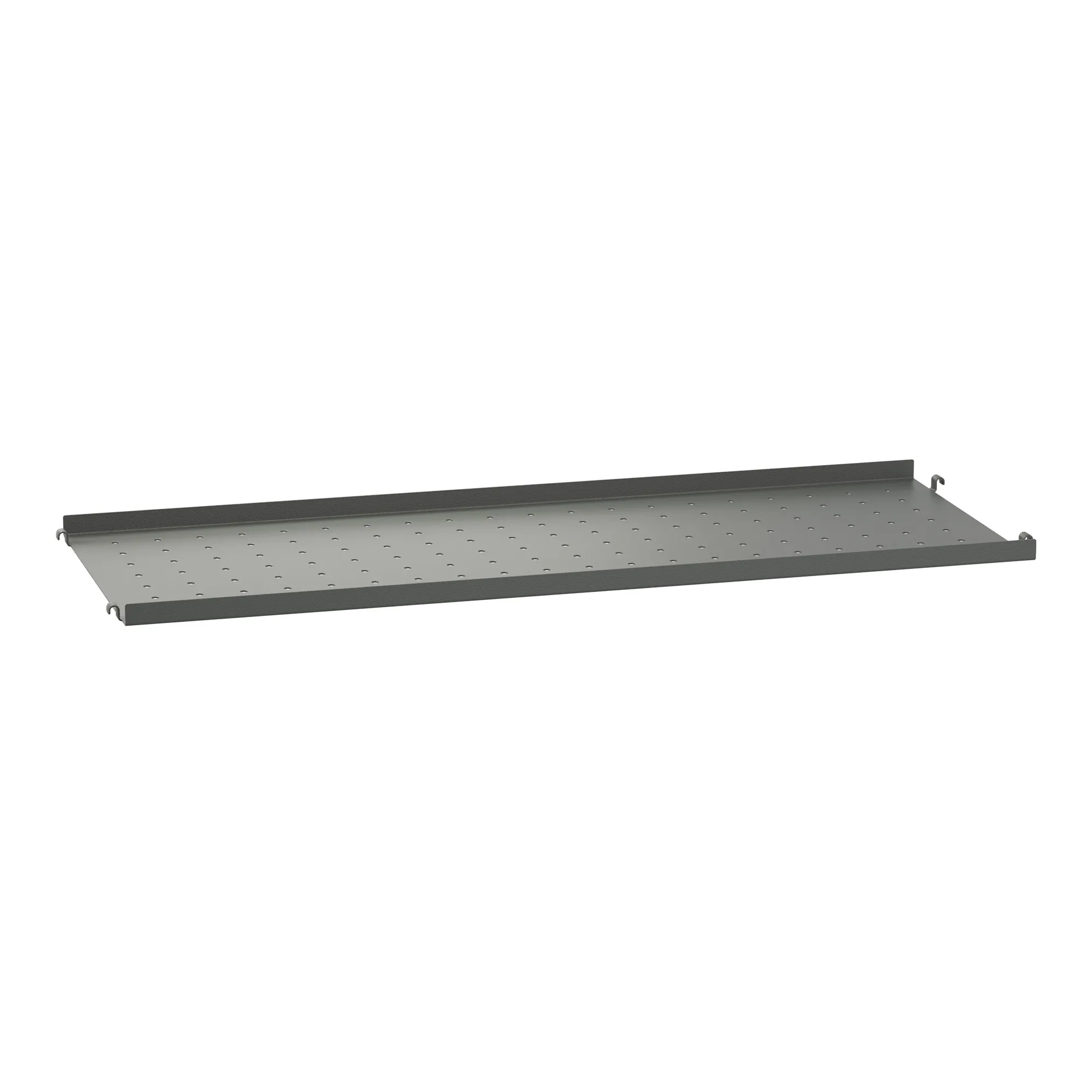 Metallhyllplan låg kant 78 x 30 cm - 1