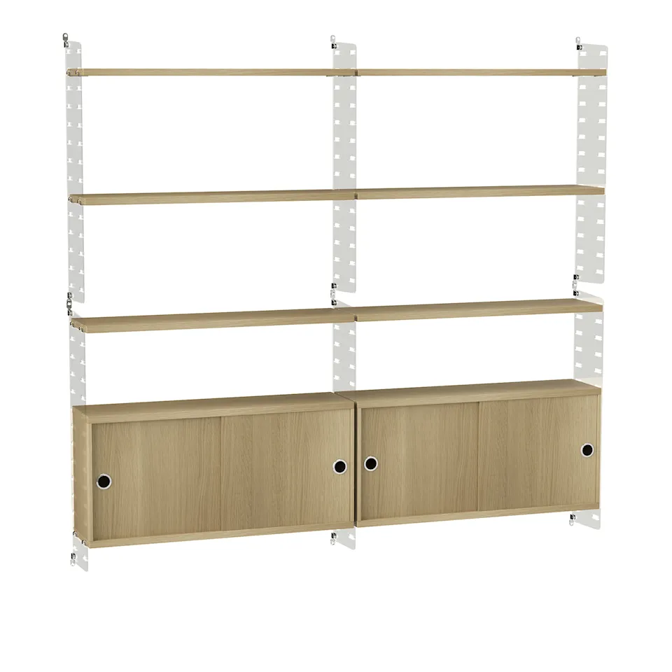 Vardagsrum hyllsystem C ek