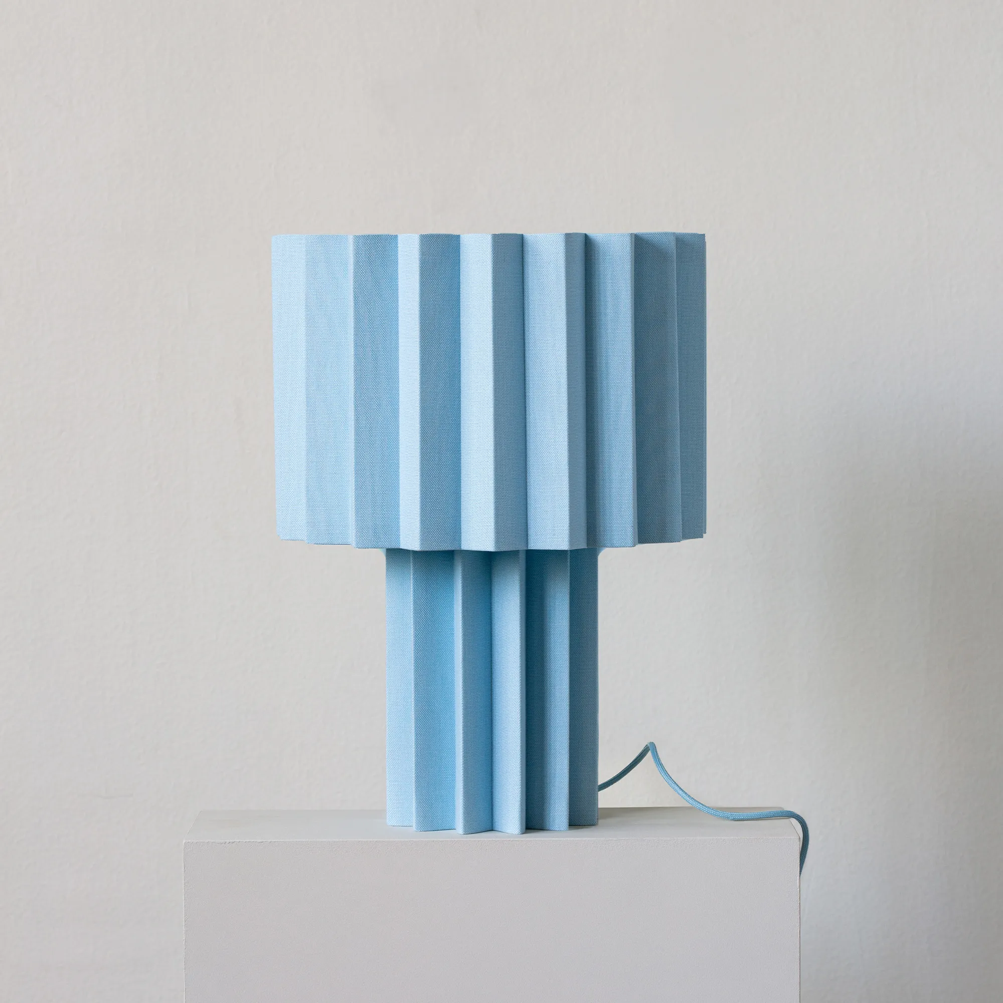 Plissé bordslampa - 5