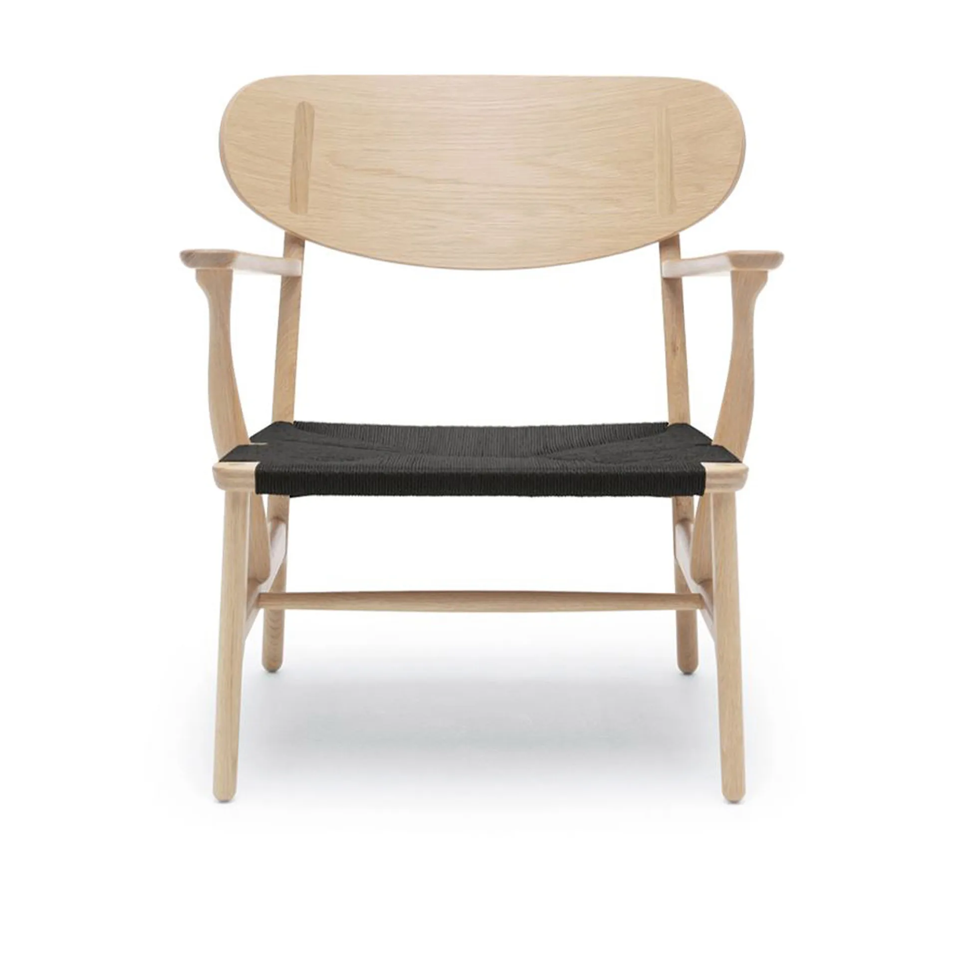 CH22 - Ek/Svartflätat papperssnöre - Carl Hansen - Hans J. Wegner - NO GA