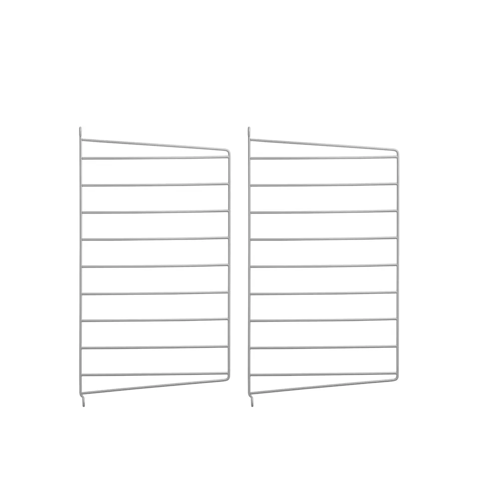 Väggavel 50x30cm 2-pack grå