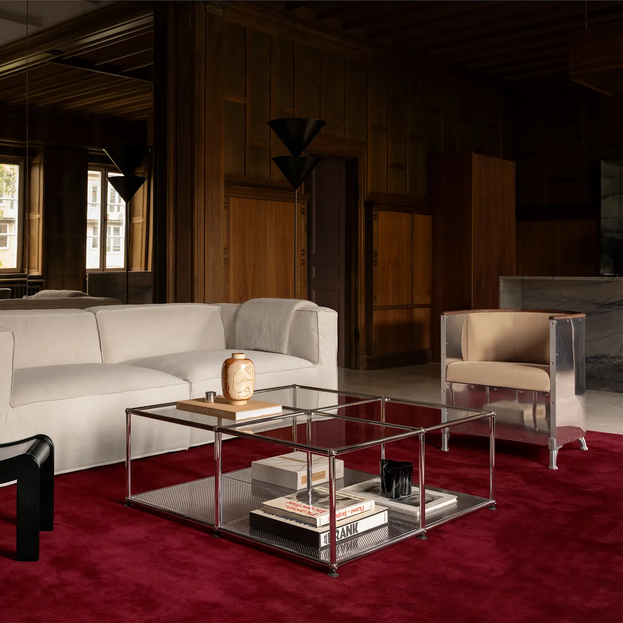 USM Haller soffbord Exclusive Edition 100 x 100 cm
