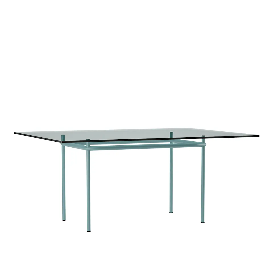 LC12 La Roche bord, Light Blue Enamel Steel Base