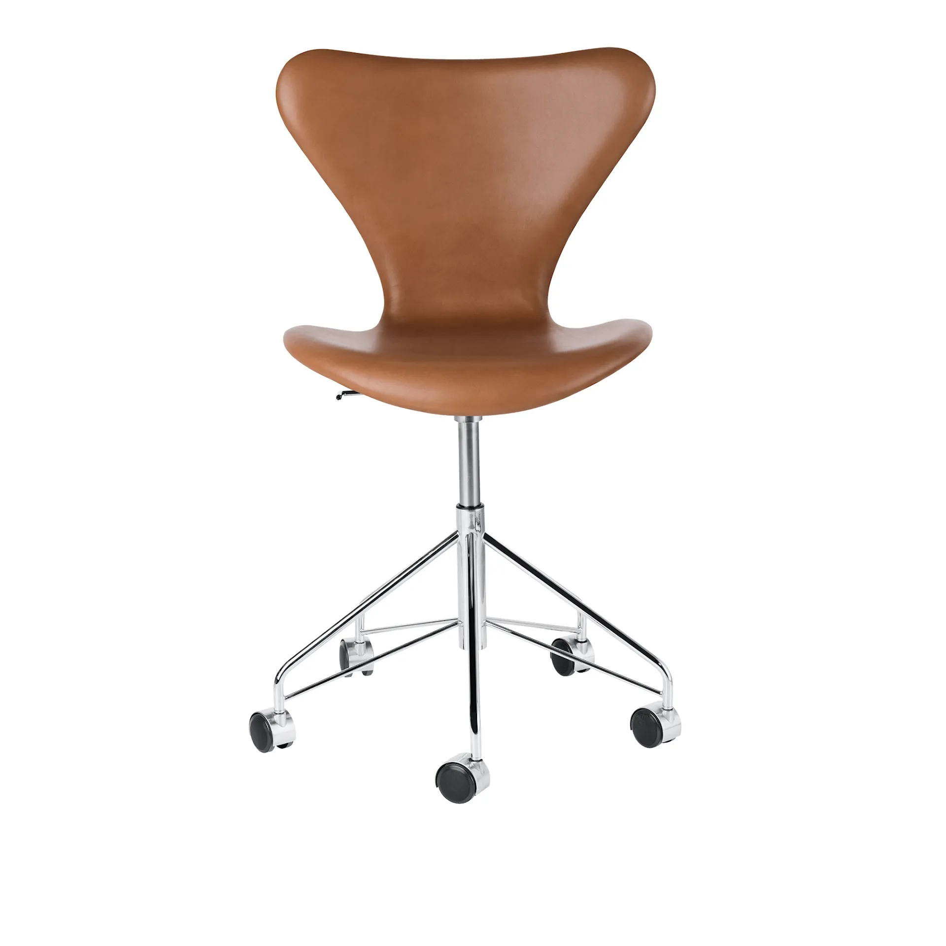 3117 Sjuan kontorsstol helklädd - Fritz Hansen - Arne Jacobsen - NO GA