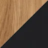 Svart Linoleum/Mörkoljad Ek