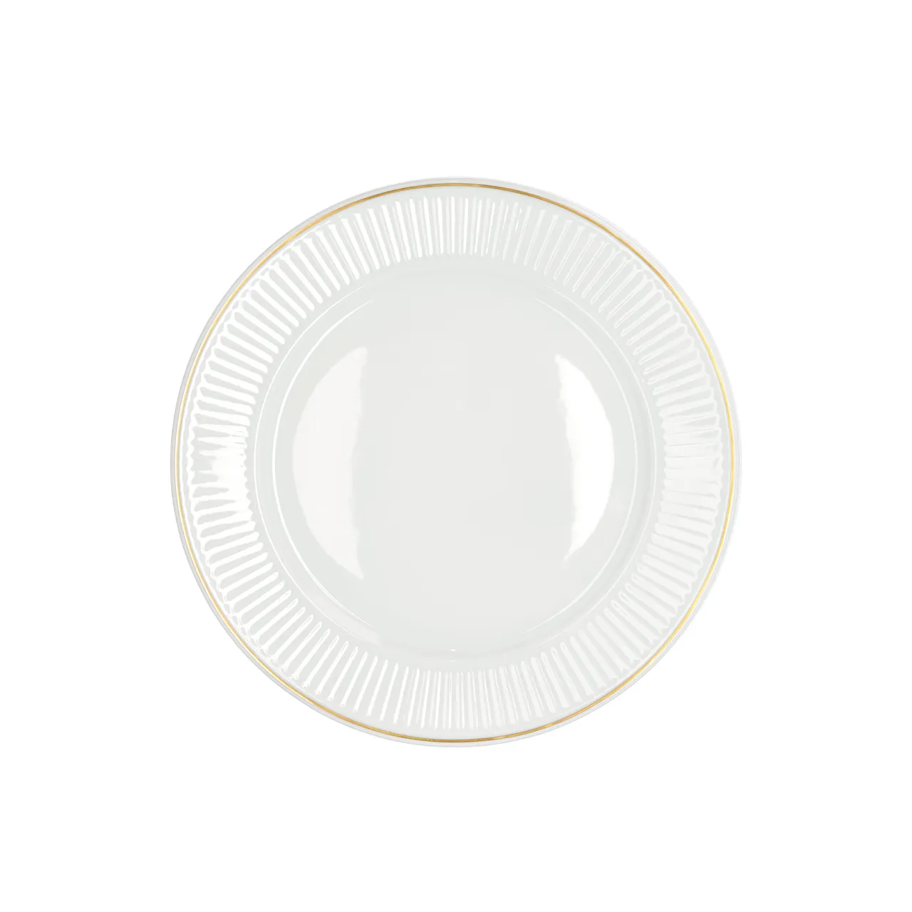 Plissé Flat Plate 22 cm Ovenproof Porcelain