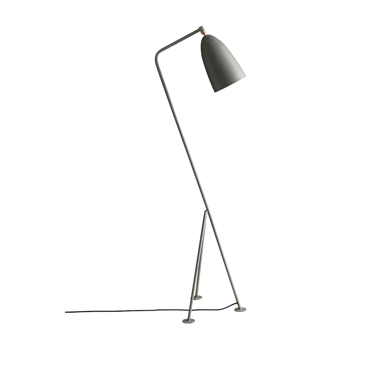 Gräshoppa Floor Lamp - Walnut Brown Glossy