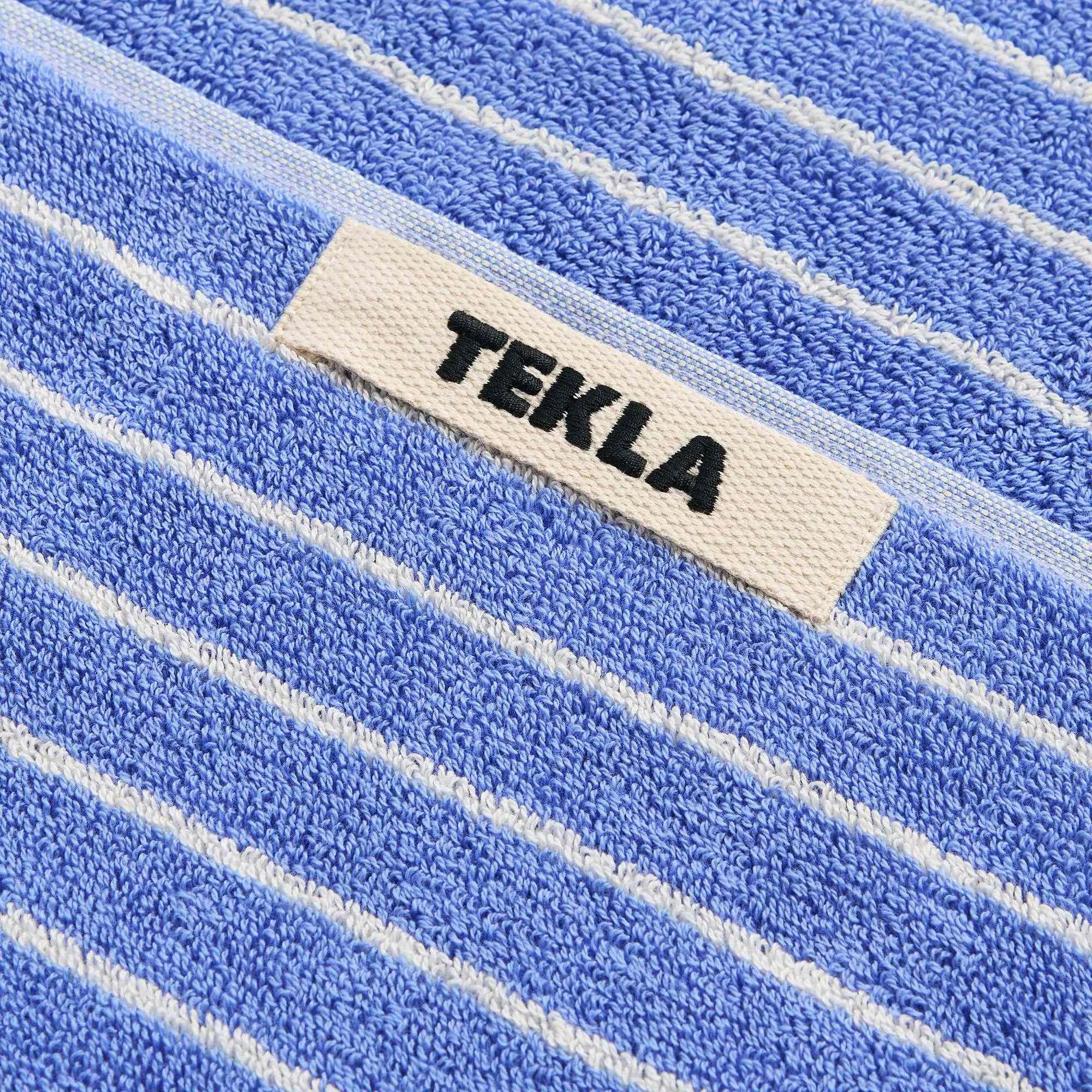 Terry Clear Blue Stripes handduk - 2