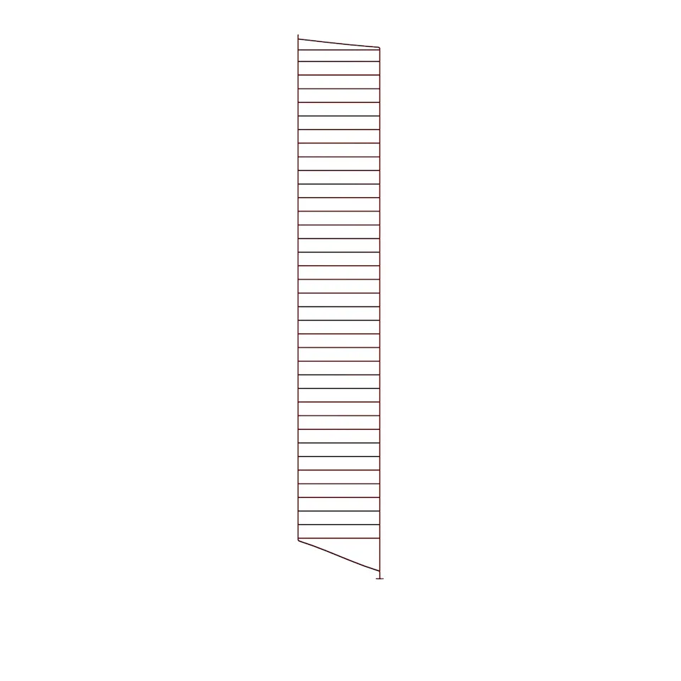 Golvgavel 200 x 30 cm 1-pack mörkröd