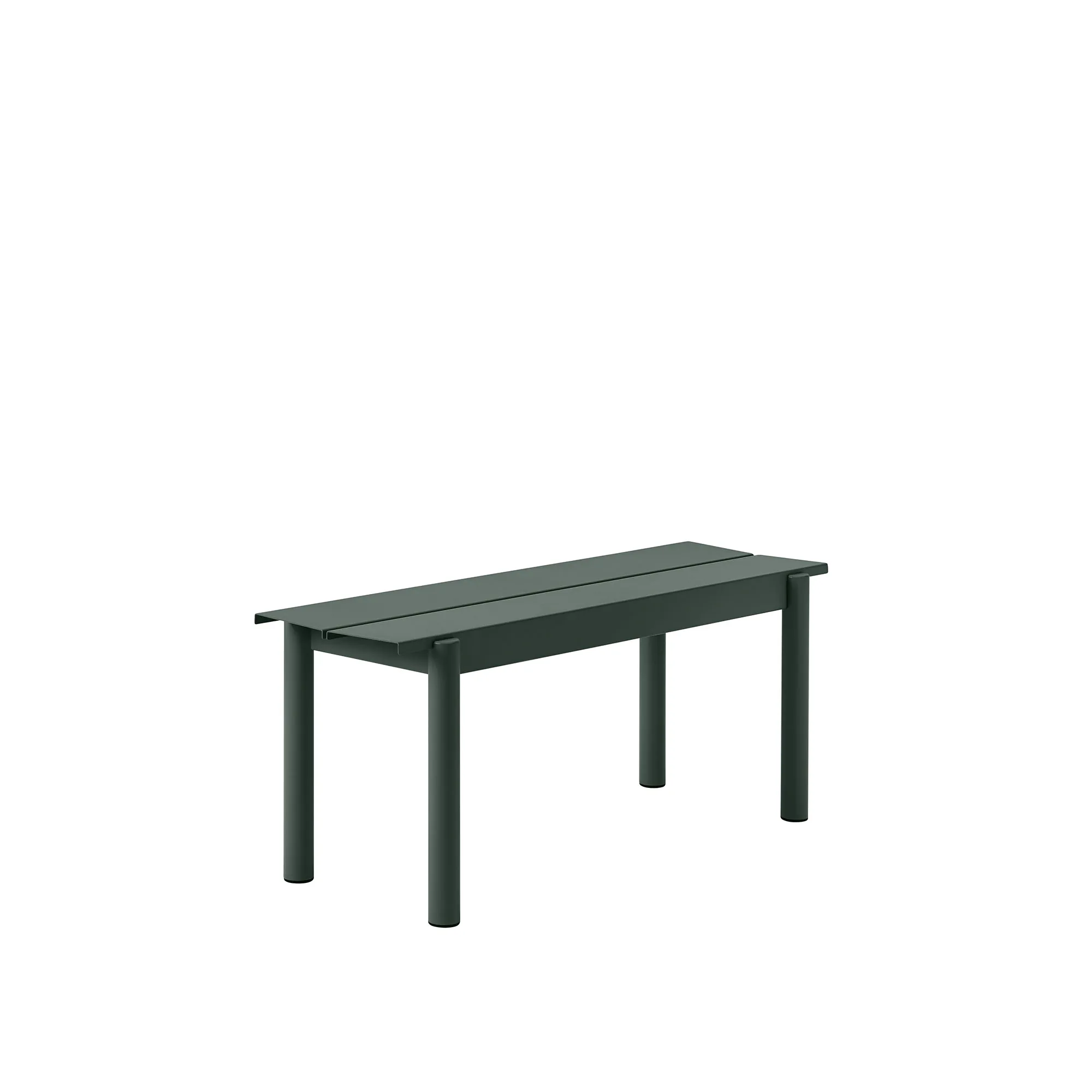 Linear steel bench 110cm - 1