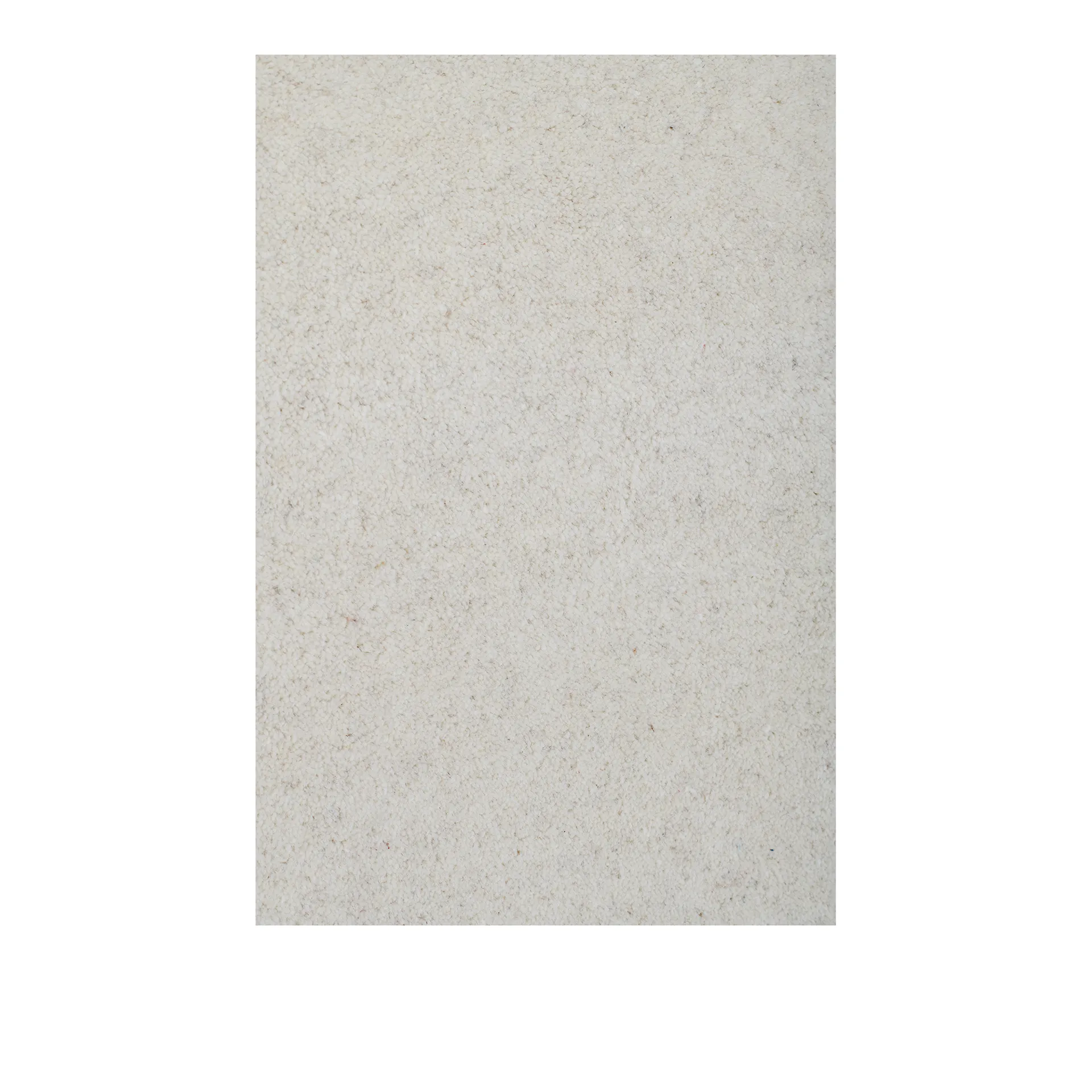 Solid Wool Rug Platinum White - NO GA - NO GA