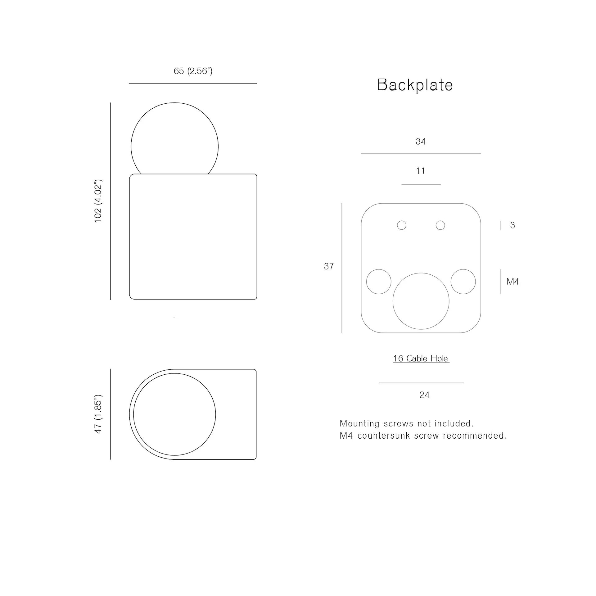 White Porcelain Series, D1 White Gloss - Michael Anastassiades - Michael Anastassiades - NO GA