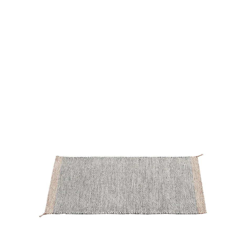 Ply rug black/white