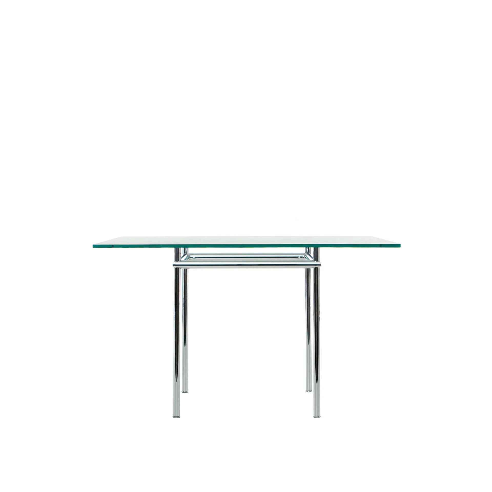 LC12 La Roche Table Light Blue Enamel Steel Base 120 X 80 cm - Cassina - Le Corbusier - NO GA