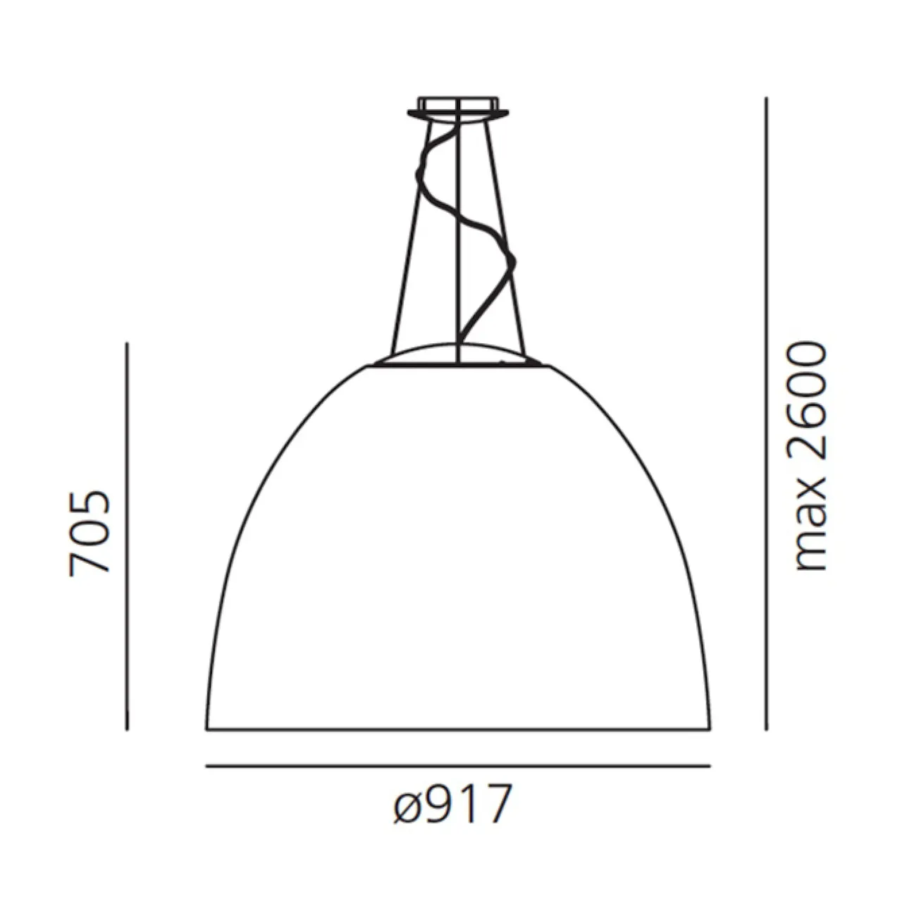 Nur 1618 Acoustic Pendellampa