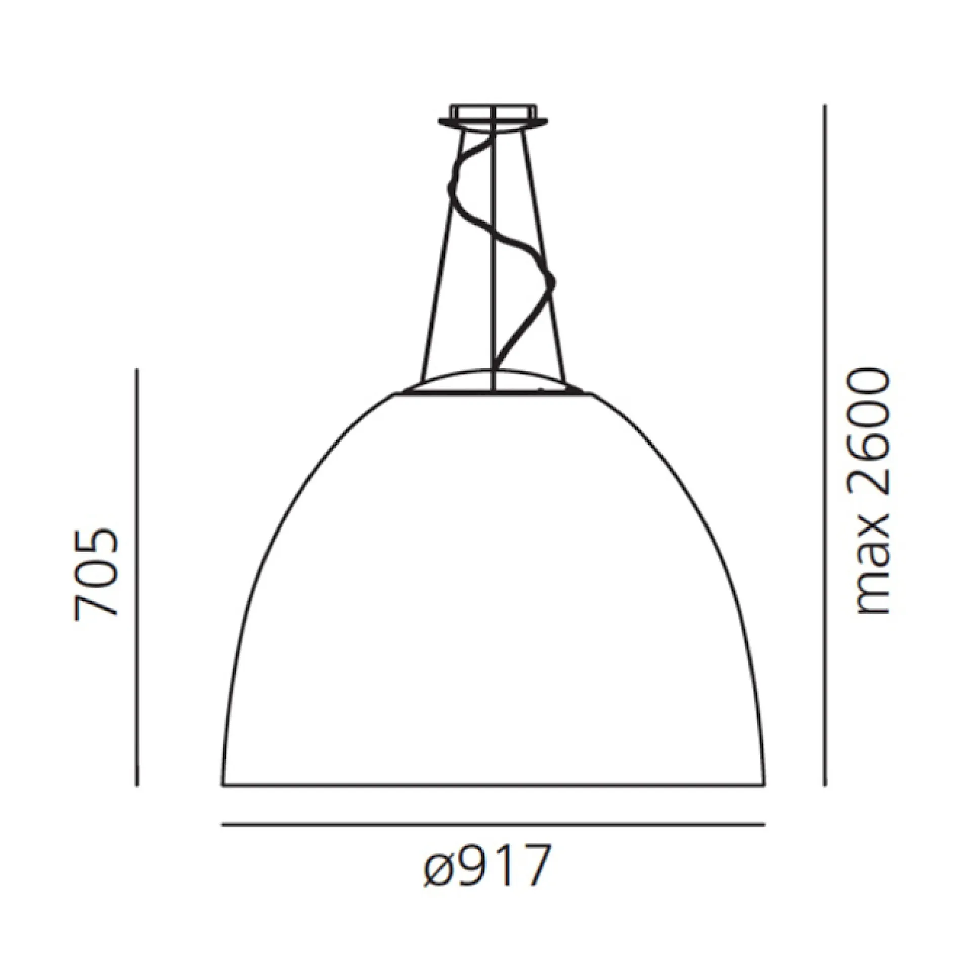 Nur 1618 Acoustic Pendellampa - Artemide - NO GA