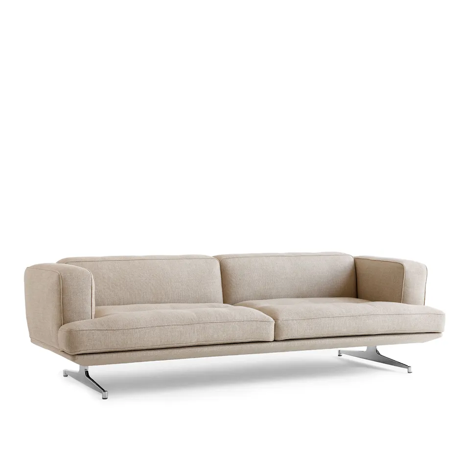 Inland AV23 3-sitssoffa aluminium