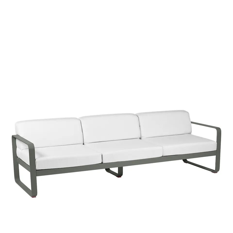 Bellevie 3 Seater Sofa Off-White Cushions, Rosemary