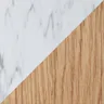 Natural Oak / White Carrara Marble