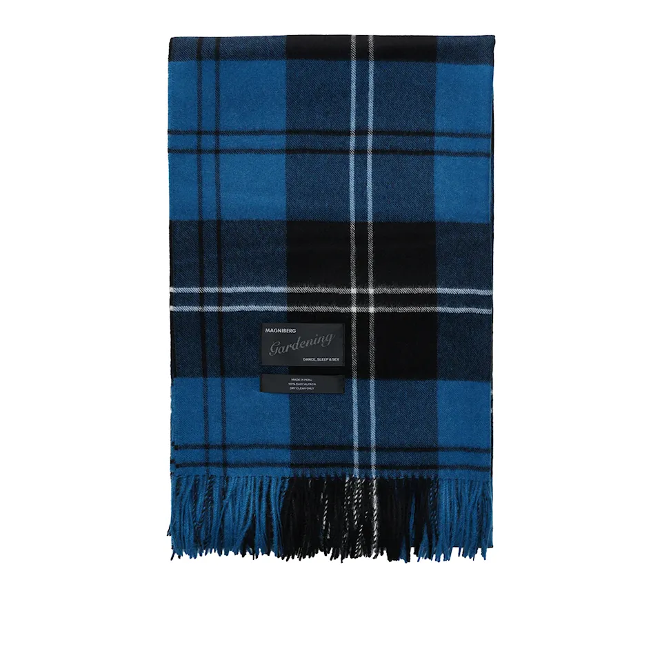 Queen Blanket - Volvo Blue Tartan