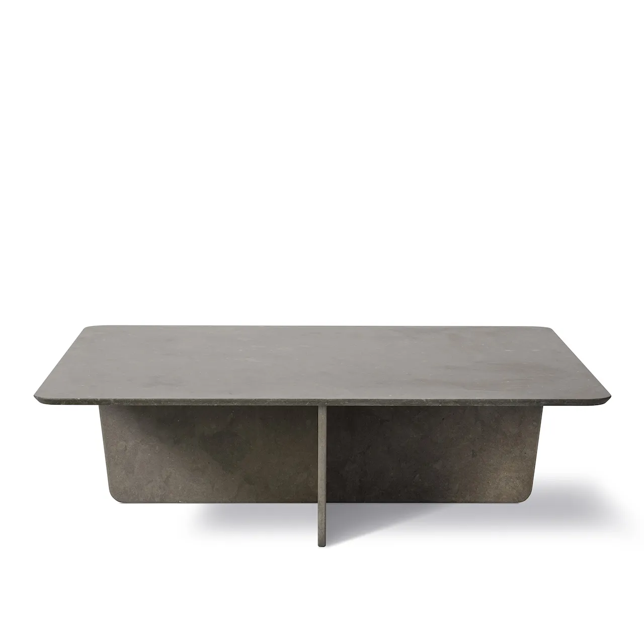 Tableau Coffee Table, 100 x 100 cm, Dark Atlantico Limestone