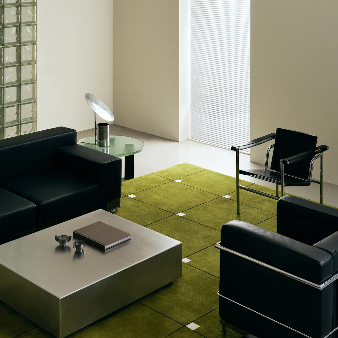 Modern Milano Green ullmatta