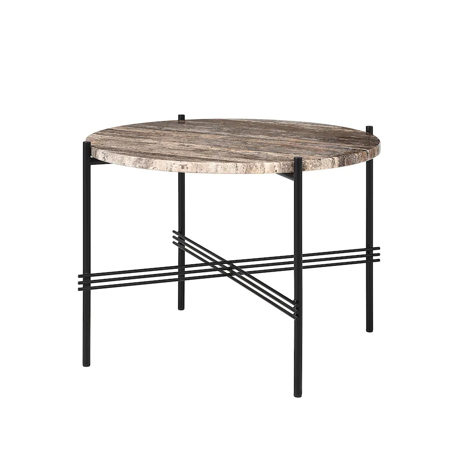 TS soffbord Ø80 cm svart