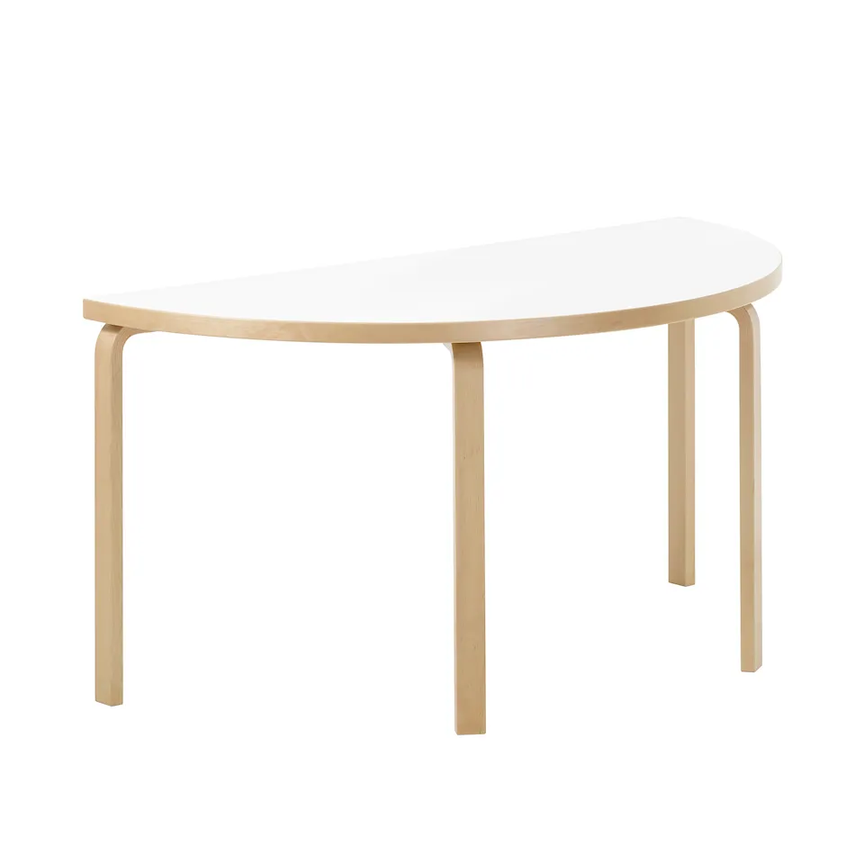 Aalto Table Half-Round 96 matbord
