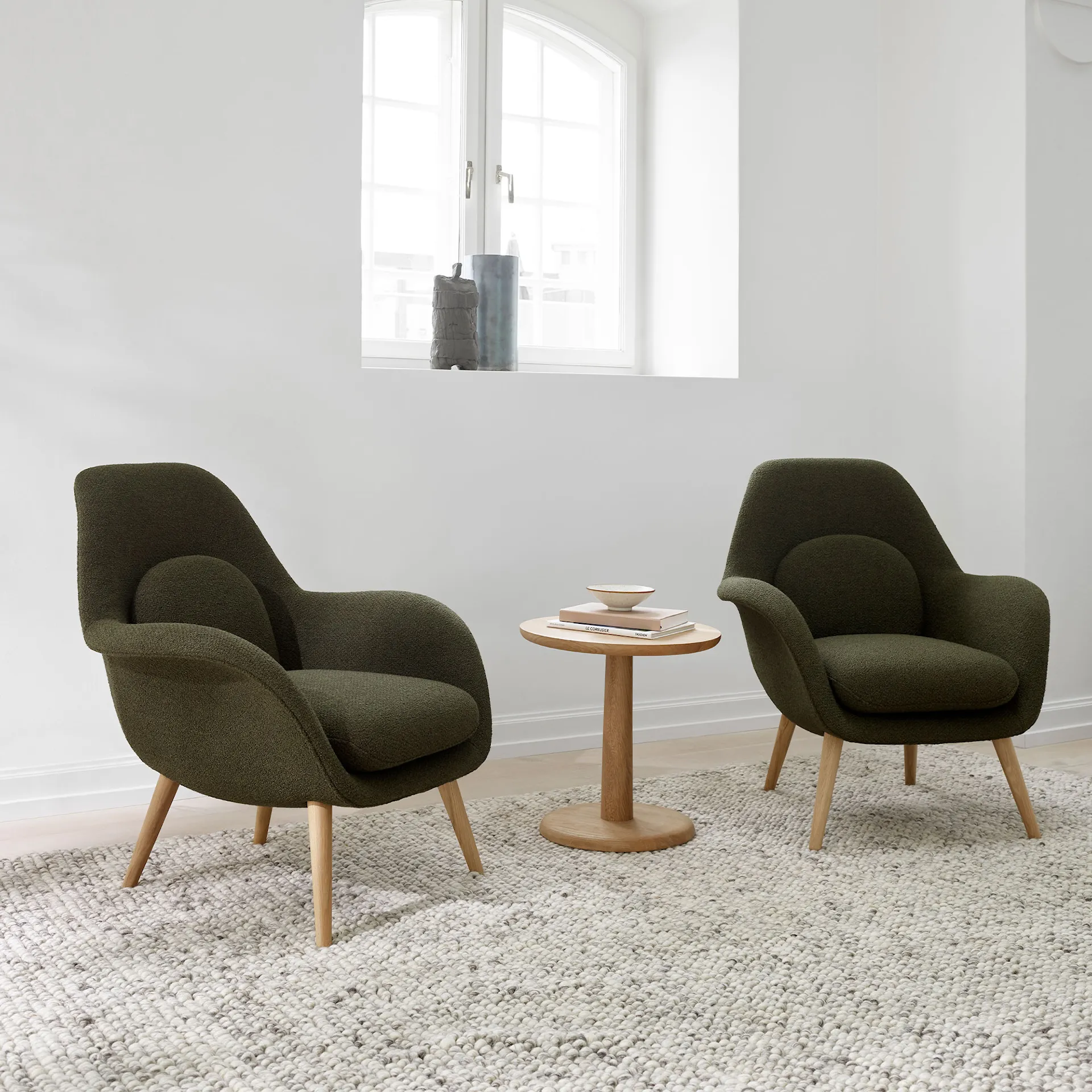 Swoon Lounge Petit Wood Base - Fredericia Furniture - NO GA