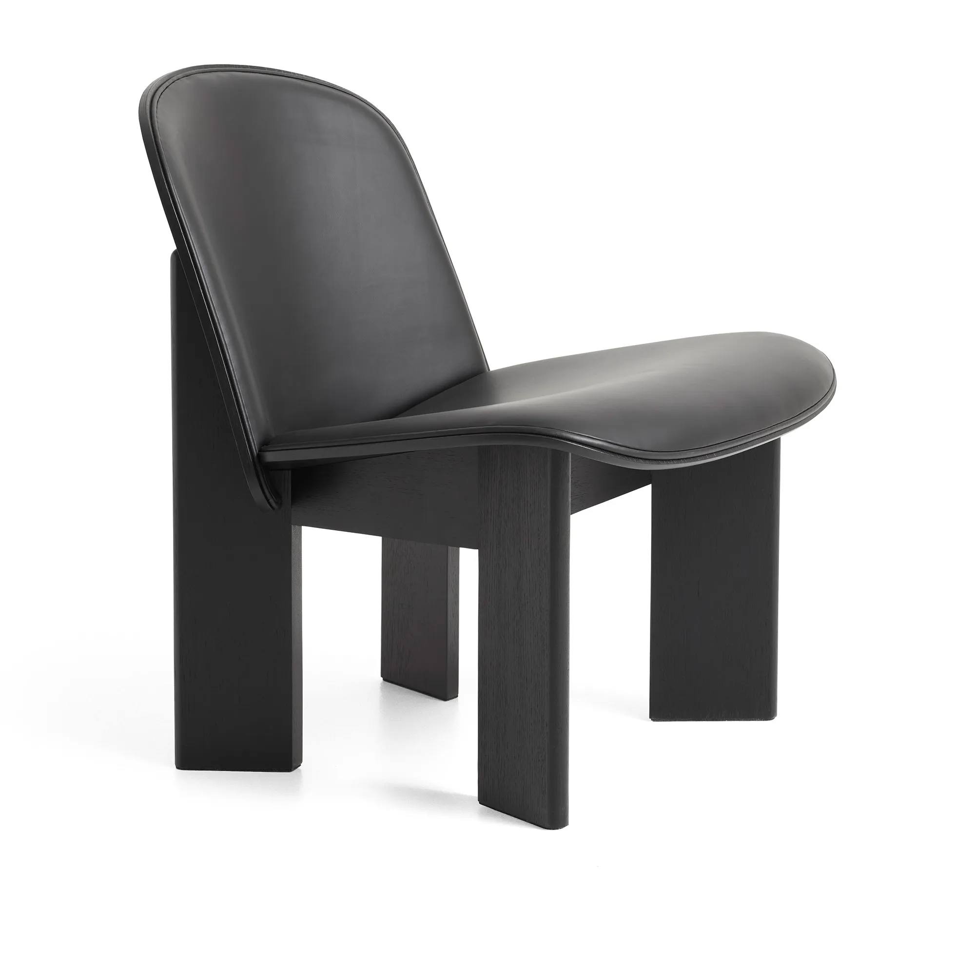 Chisel fåtölj Front Upholstery Black Oak - 1