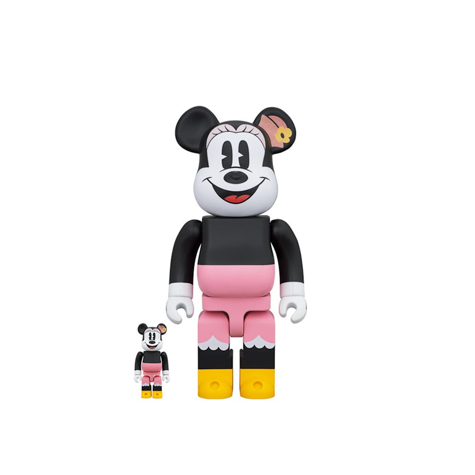 BE@RBRICK Box Lunch Minnie Mouse 100% & 400%