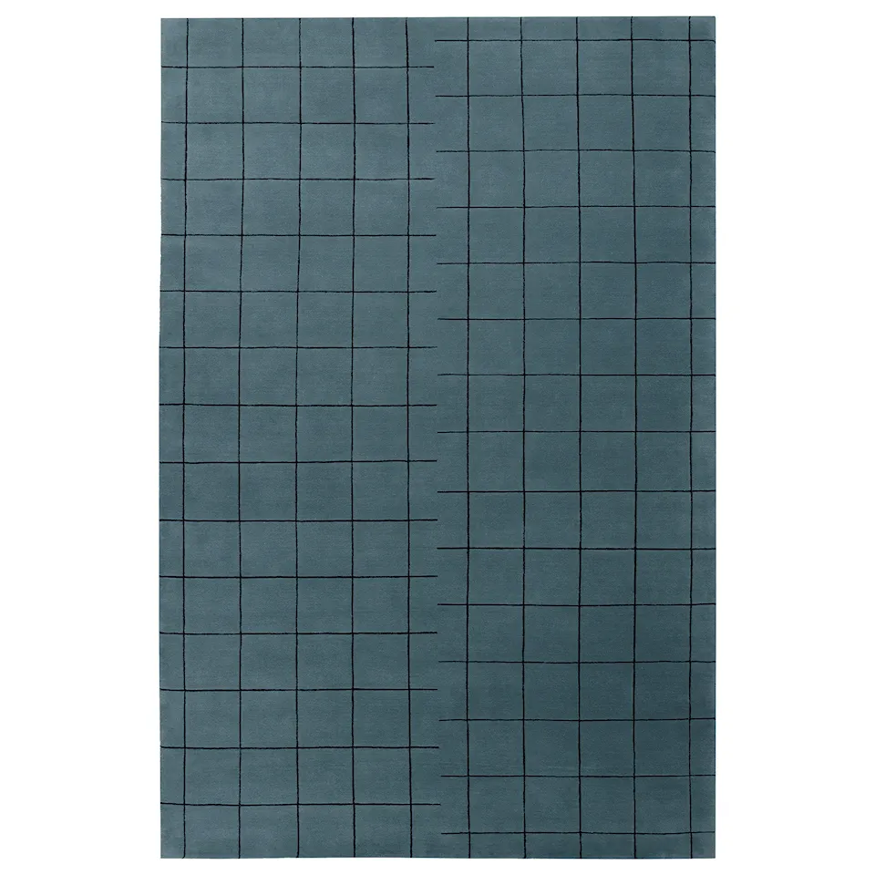 Grid Faded Blue/Black ullmatta